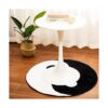 Ying Yang Alfombra decorativa Yin Yang alfombra circular
