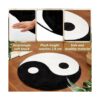 Ying Yang Alfombra decorativa Yin Yang alfombra circular