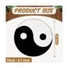 Ying Yang Alfombra decorativa Yin Yang alfombra circular