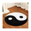 Ying Yang Alfombra decorativa Yin Yang alfombra circular