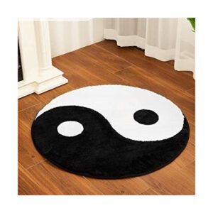 Ying Yang Alfombra decorativa Yin Yang alfombra circular