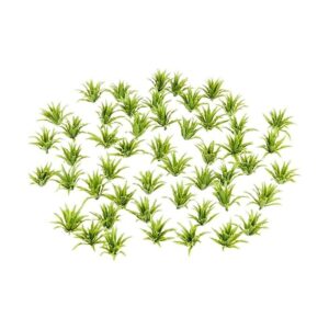 Yetaha 50 piezas modelo de arbustos verdes plantas