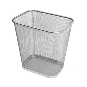 Ybmhome Cubo de basura rectangular de malla de acero con_1