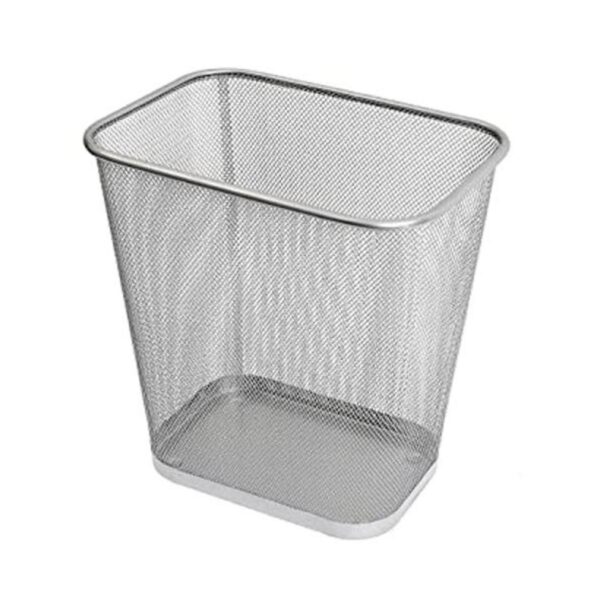 Ybmhome Cubo de basura rectangular de malla de acero con_1