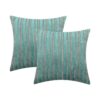 Yeiotsy Fundas de almohada decorativas verde azulado