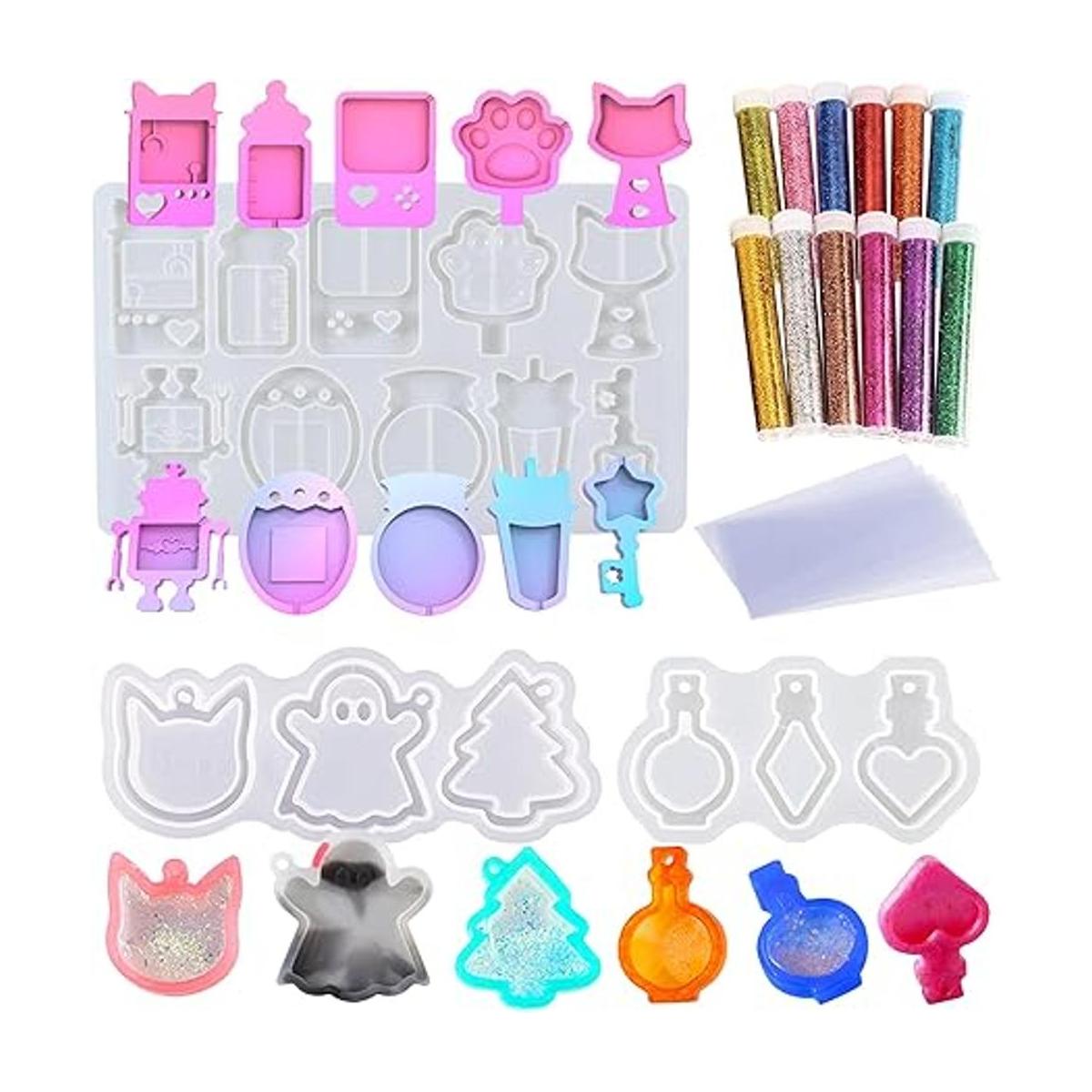 Yayatty Moldes para coctelera de resina paquete de 3