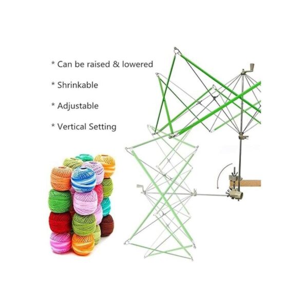 Yarn Swift Ovillo de hilo para tejer paraguas para