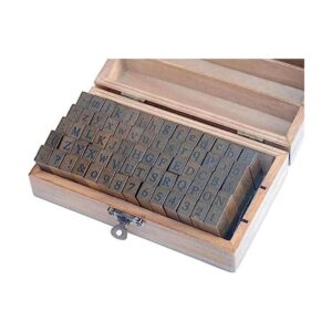 Yansanido Juego de 70 sellos de madera tamaño pequeño
