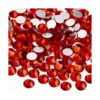 Yantuo Diamantes de imitación no termoadhesivos color rojo_1