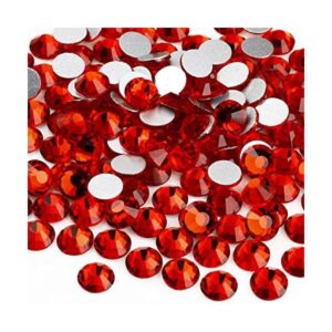 Yantuo Diamantes de imitación no termoadhesivos color rojo_1