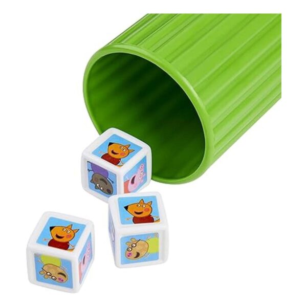 Yahtzee Jr. Juego de mesa Peppa Pig Edition para niños de_4