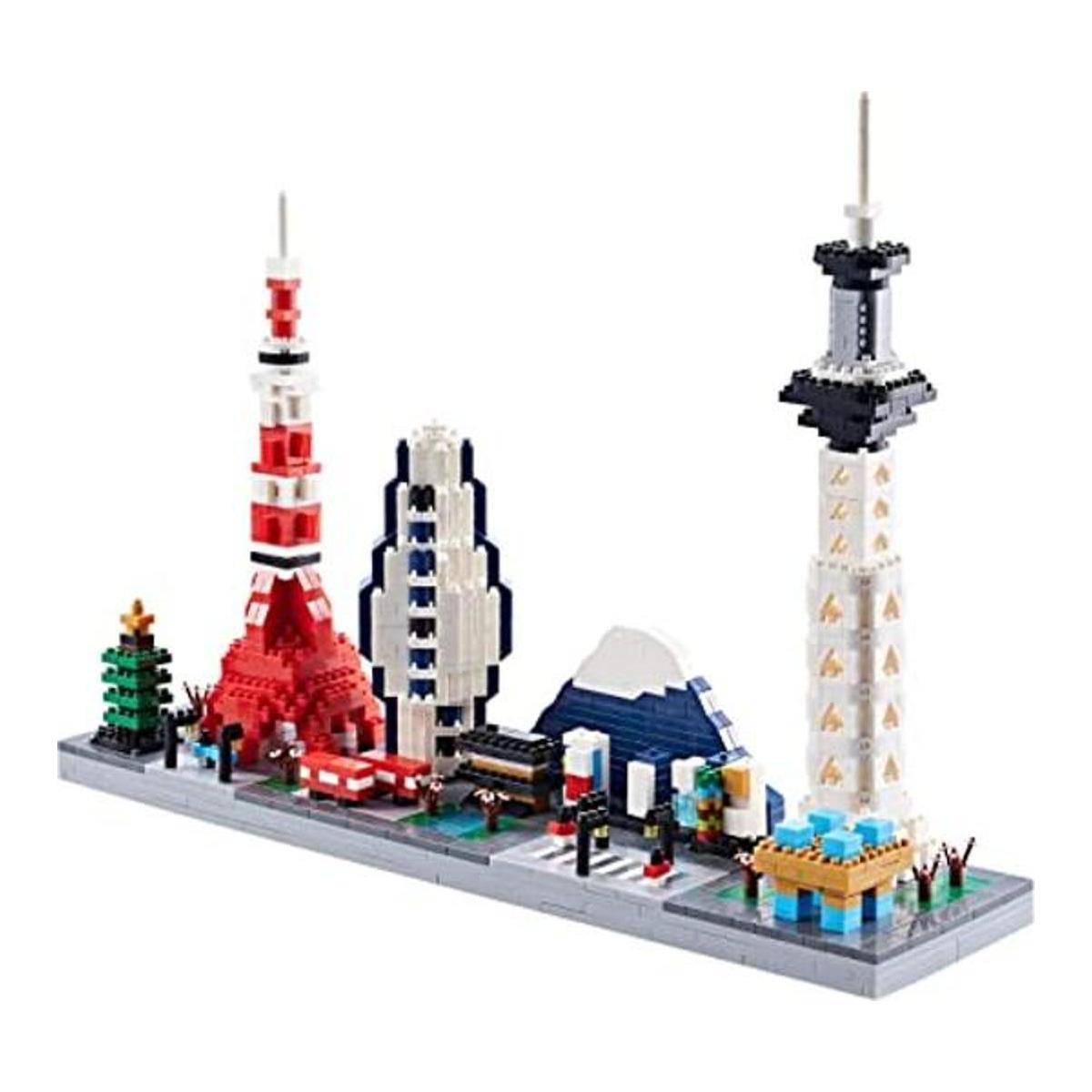YUJNS Architecture Skyline Collection Kit de modelo de