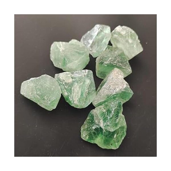 YUWIXMOX Piedras ásperas de cuarzo verde de 8.82 oz_2