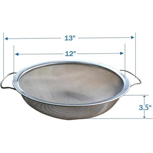 YUEBM Fine Mesh Stainless Steel Paint Strainer Fits a 5_2