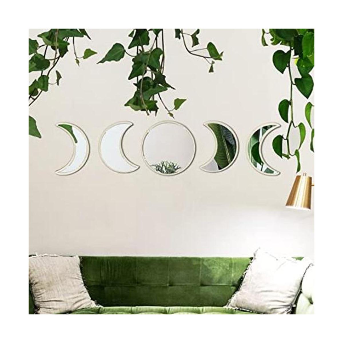YUBAIHUI Juego de 5 piezas de decoración de pared bohemia