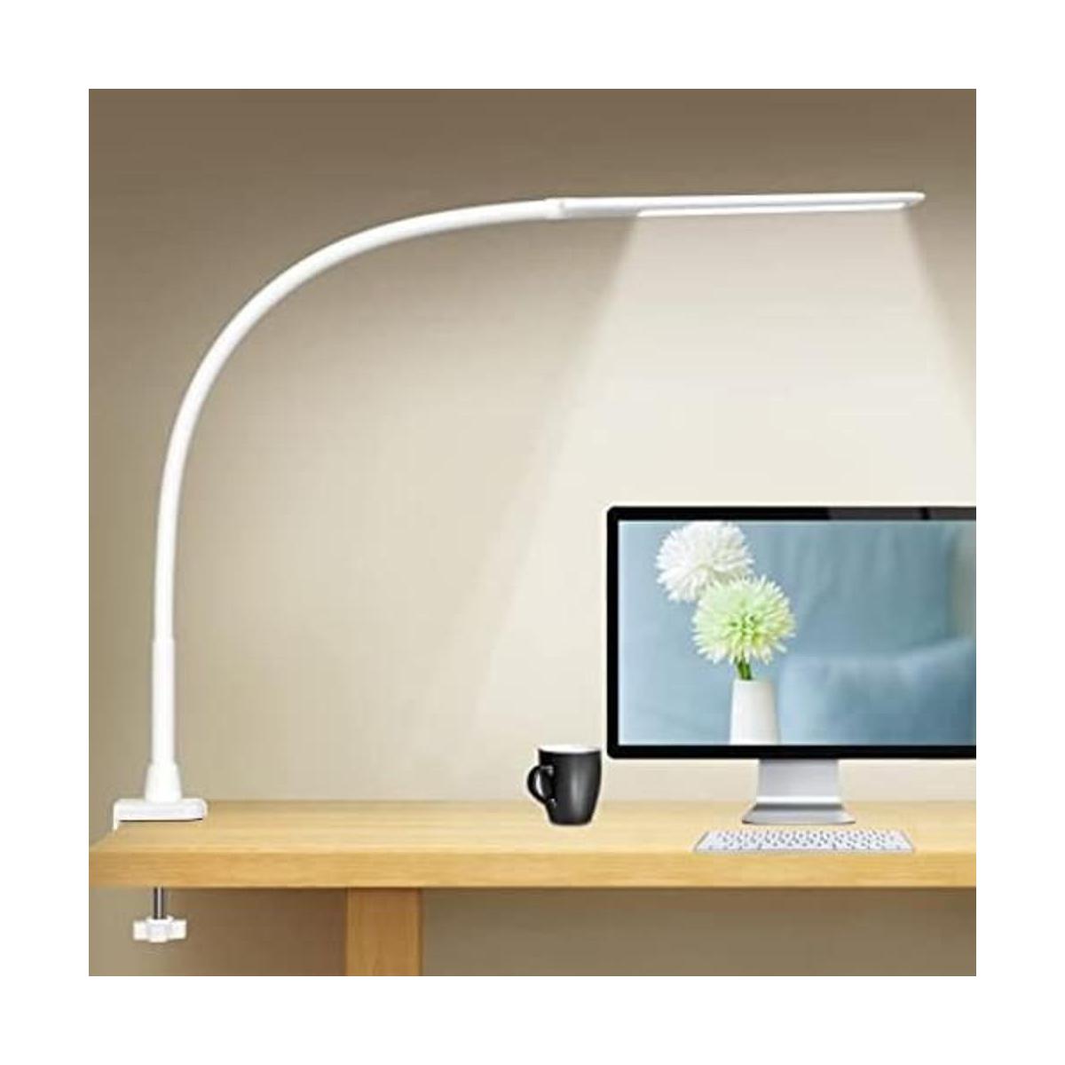 YOUKOYI Lámpara de escritorio LED con abrazadera lámpara