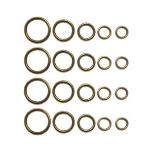 YIXISBest 50 piezas de bronce surtido de anillos de metal_1
