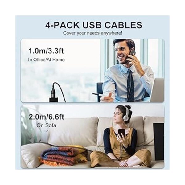 YKZ Cable de carga magnético 3 en 1 cable USB multiimán_4