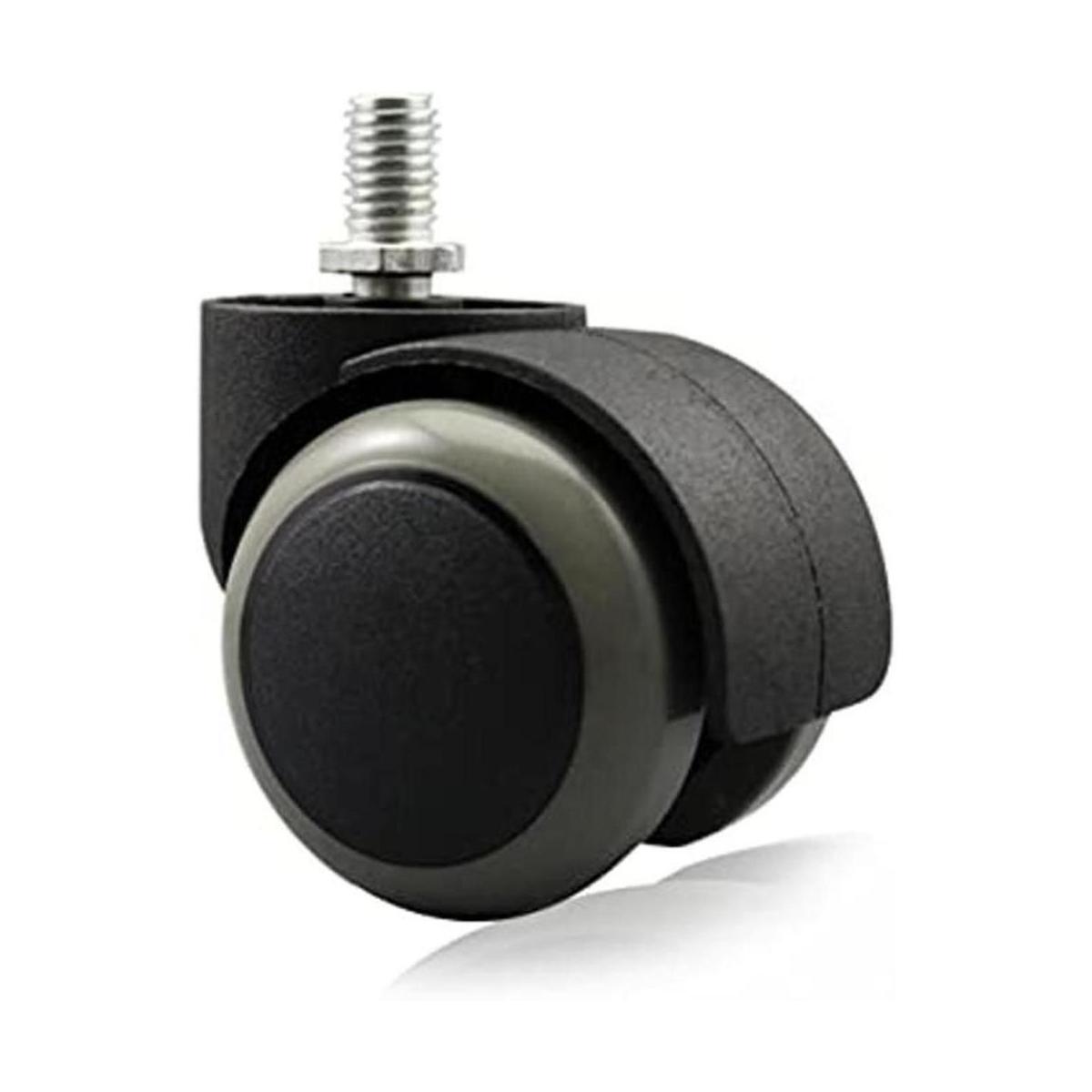 YIOVVOM Ruedas de goma para silla de oficina juego de 5
