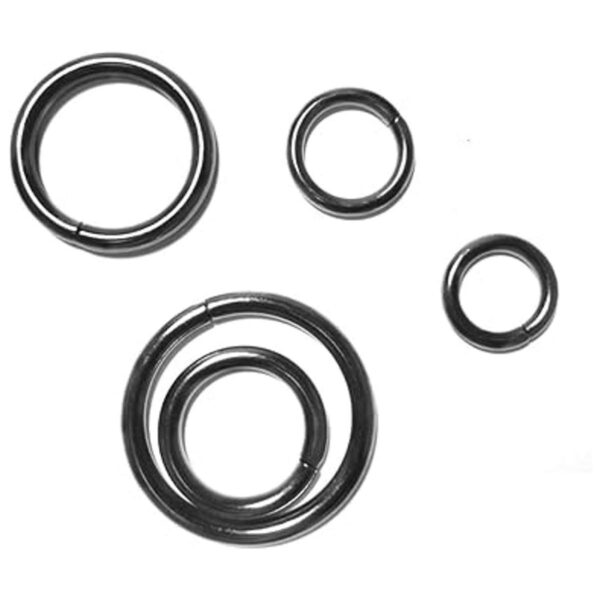 YIXISBest 50 piezas de anillo tórico de metal multiusos_5