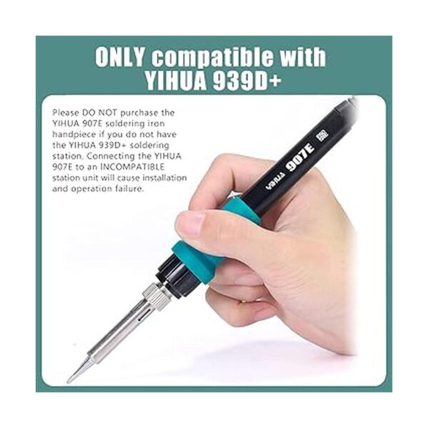 YIHUA 907F Mango de recambio verde para YIHUA 939D_3