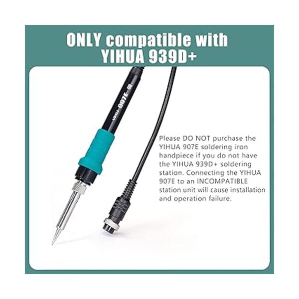 YIHUA 907F Mango de recambio verde para YIHUA 939D_2