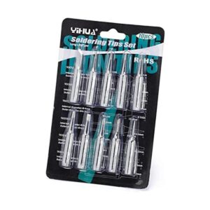 YIHUA Juego de 10 puntas de soldador 1200 de larga vida_1
