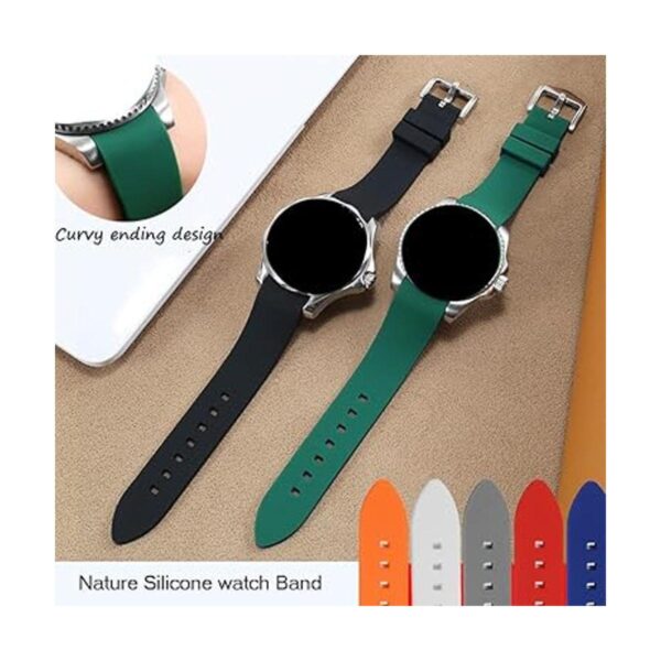 YHM Correas de reloj Correas de goma de silicona de_2
