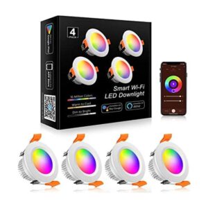 YGSTech Iluminación empotrable LED inteligente de 2_1