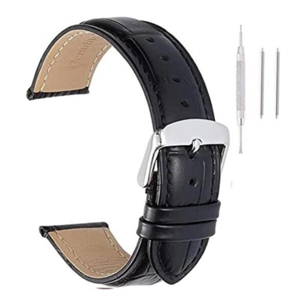 YHMOO Correa de reloj de piel de andamio de grano_1