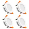 YGSTech Lámpara empotrable LED de 2.0 in regulable 3 W_1