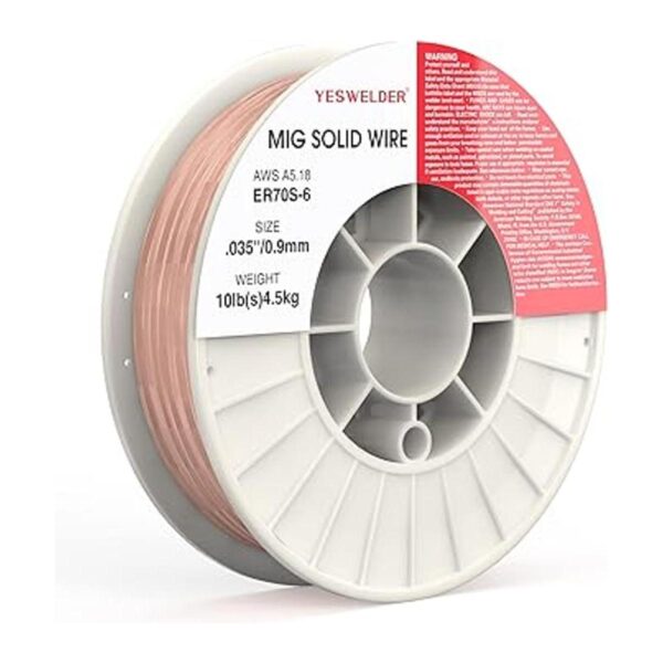 YESWELDER ER70S6 .035 pulgadas en carrete de 10 libras de