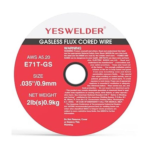 YESWELDER Alambre MIG de núcleo de fundente sin gas_2