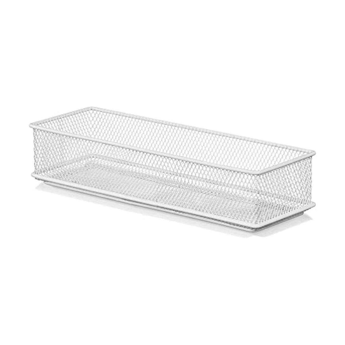 YBM Home Organizador de cajones de malla blanca para