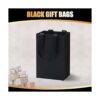 YACEYACE Bolsas de regalo negras con asas 10 bolsas de