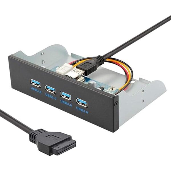 Xiwai USB 3.0 HUB 4 puertos Panel frontal a placa base_4
