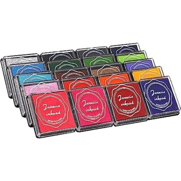 XoreArt Almohadillas de tinta lavables para los dedos para