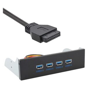 Xiwai USB 3.0 HUB 4 puertos Panel frontal a placa base_1