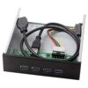 Xiwai USB 3.0 HUB 4 puertos Panel frontal a placa base_6