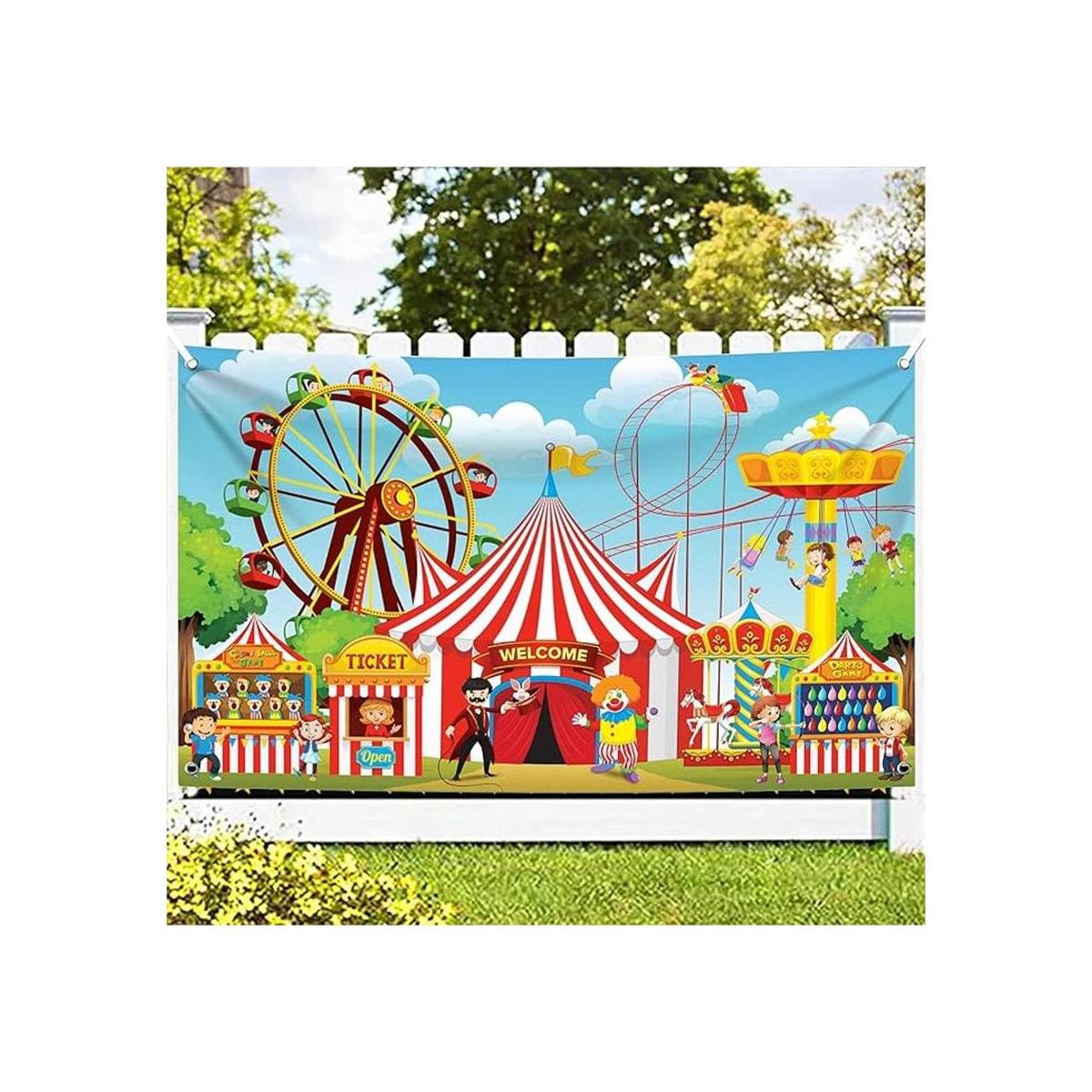 XtraLarge Telón de fondo de carnaval para decoraciones de