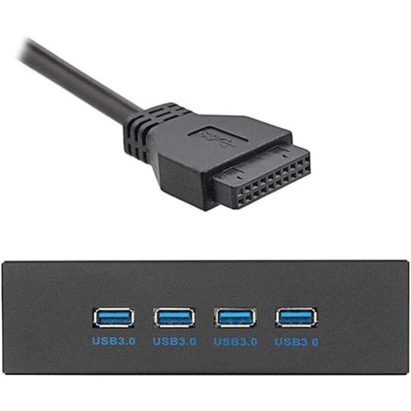 Xiwai USB 3.0 HUB 4 puertos Panel frontal a placa base_5