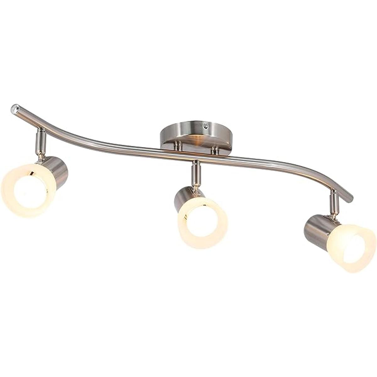 XiNBEi Lighting Iluminación de pista 3 luces de onda de