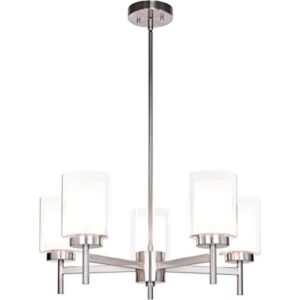 XiNBEi Lighting Candelabros lámpara de araña moderna de 5_1