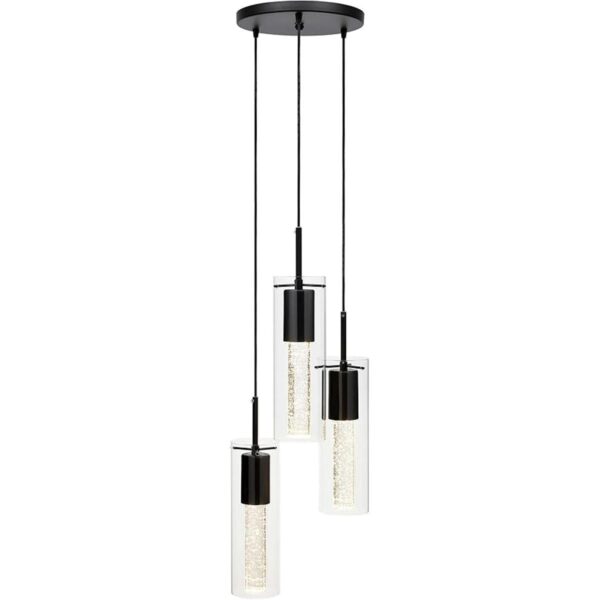 XiNBEi Lighting Lámpara colgante moderna de 3 luces en