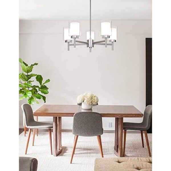 XiNBEi Lighting Candelabros lámpara de araña moderna de 5_4