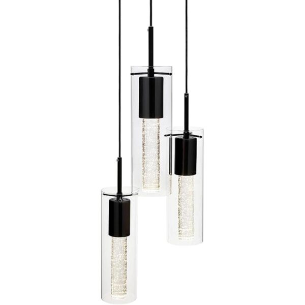 XiNBEi Lighting Lámpara colgante moderna de 3 luces en