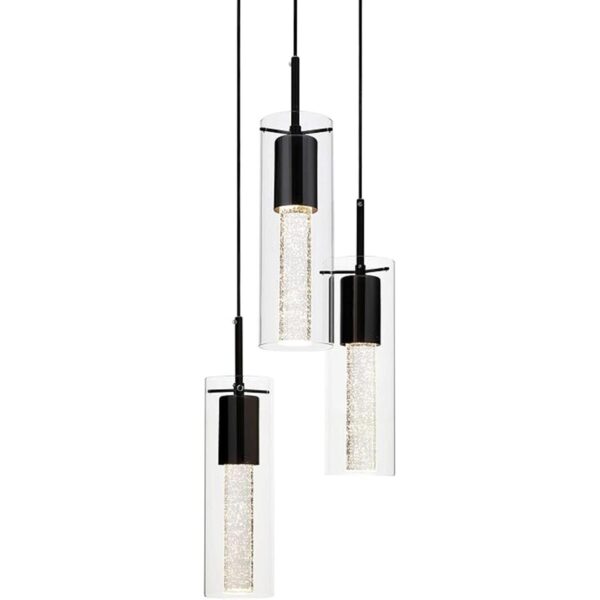 XiNBEi Lighting Lámpara colgante moderna de 3 luces en