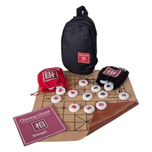 Xiangqi Juego de mesa de ajedrez chino portátil tablero_1