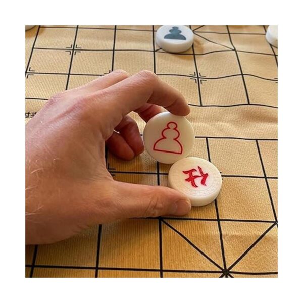 Xiangqi Juego de mesa de ajedrez chino portátil tablero_2