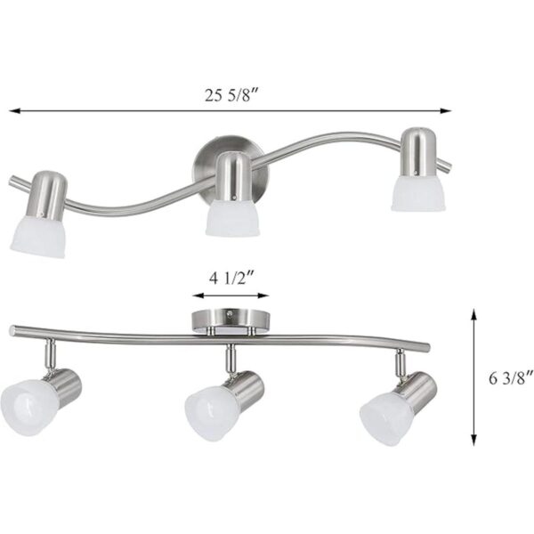 XiNBEi Lighting Iluminación de pista 3 luces de onda de_2